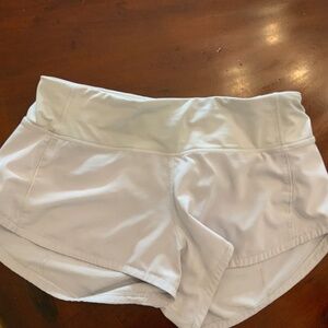 Lululemon Speed Up shorts size 2 with 2.5 inch inseam